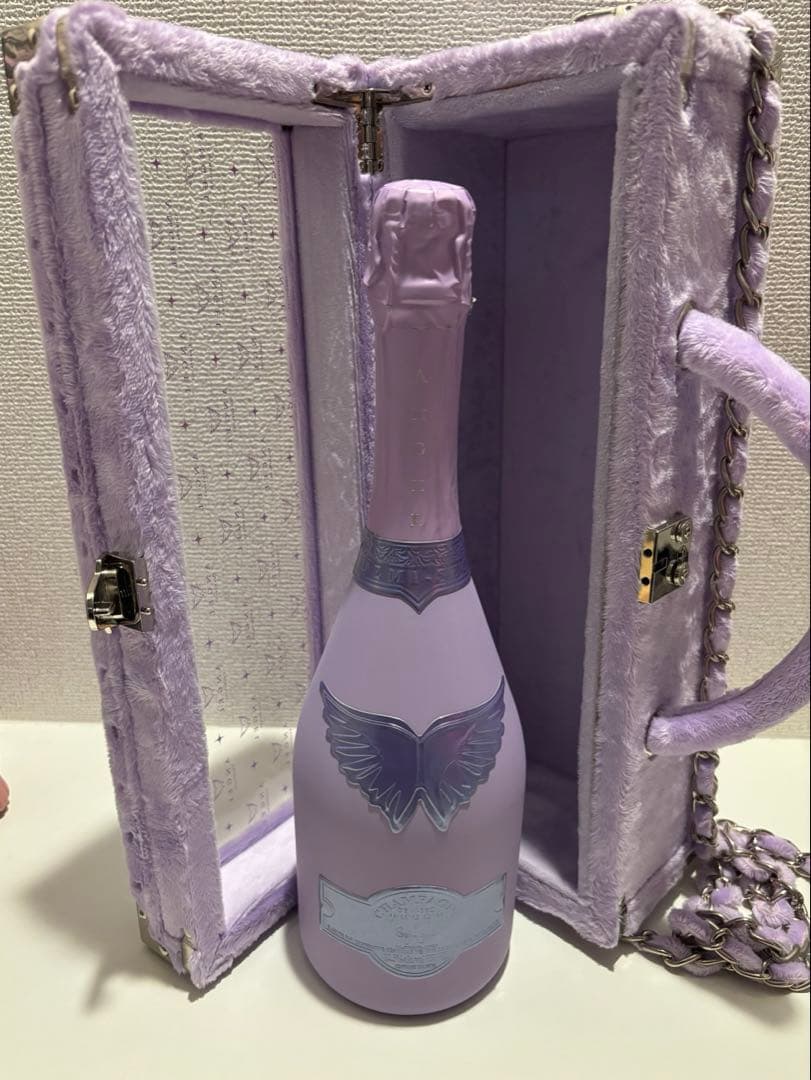 【新品未開栓】エンジェルシャンパン ドゥミセック パープルファータイプ パープル