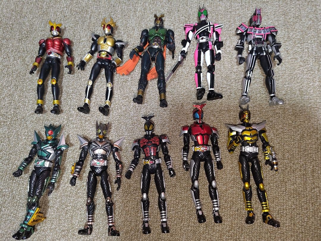 仮面ライダー フィギュアセット ジャンク　まとめ