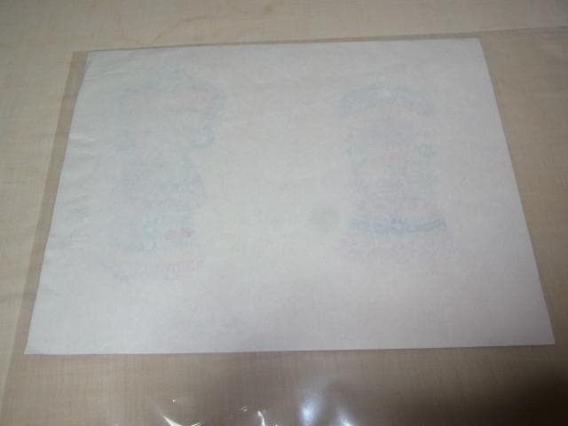 ◆ 美品 人間国宝 昭和35年頃◆芹沢銈介 型絵染（和紙） インディアン人形模様