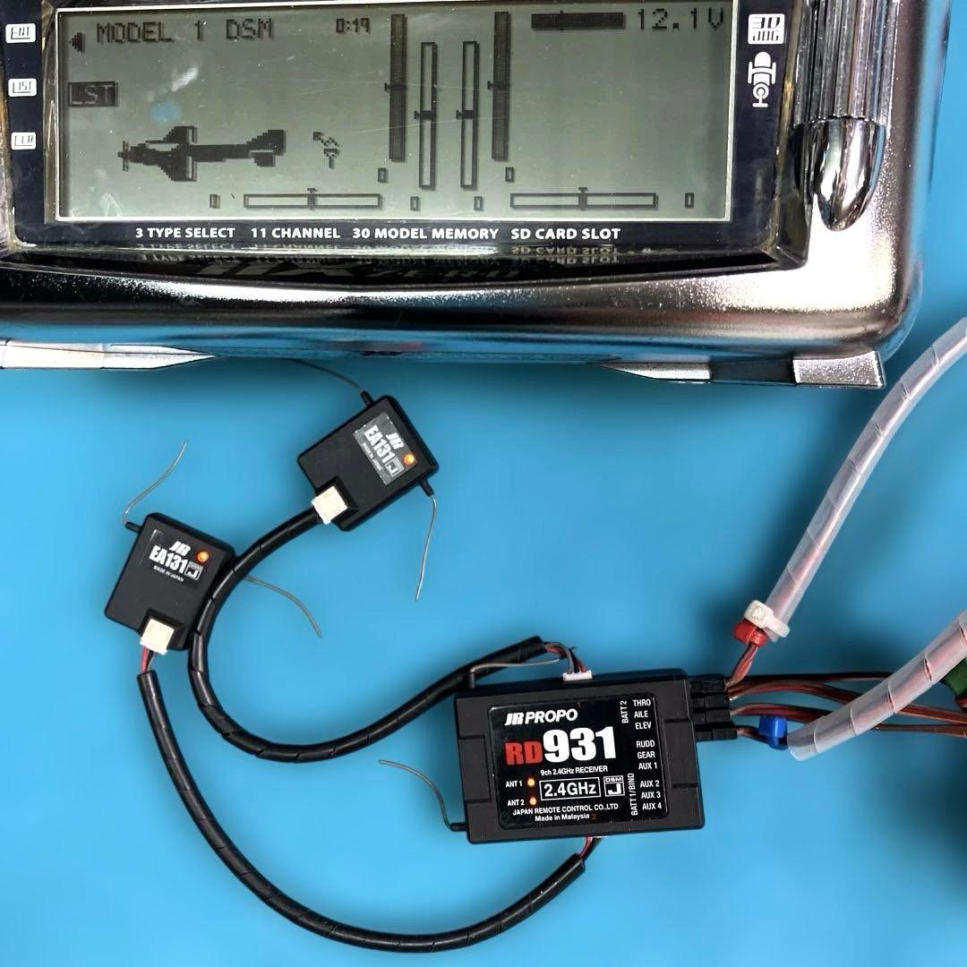 ラジコン用　JRプロポセット11XZERO & 72MHz受信器