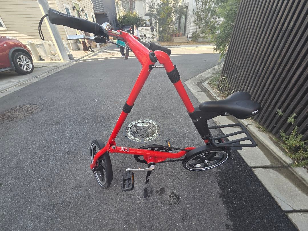 ストライダ　STRIDA　折りたたみ自転車 赤