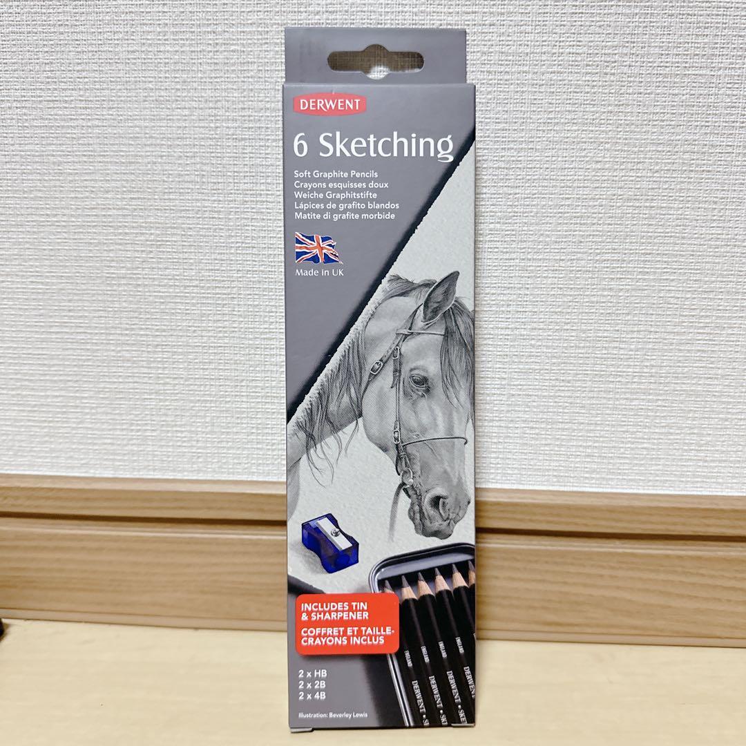 未使用 DERWENT Inktense24色 水彩色鉛筆 画材6点セット