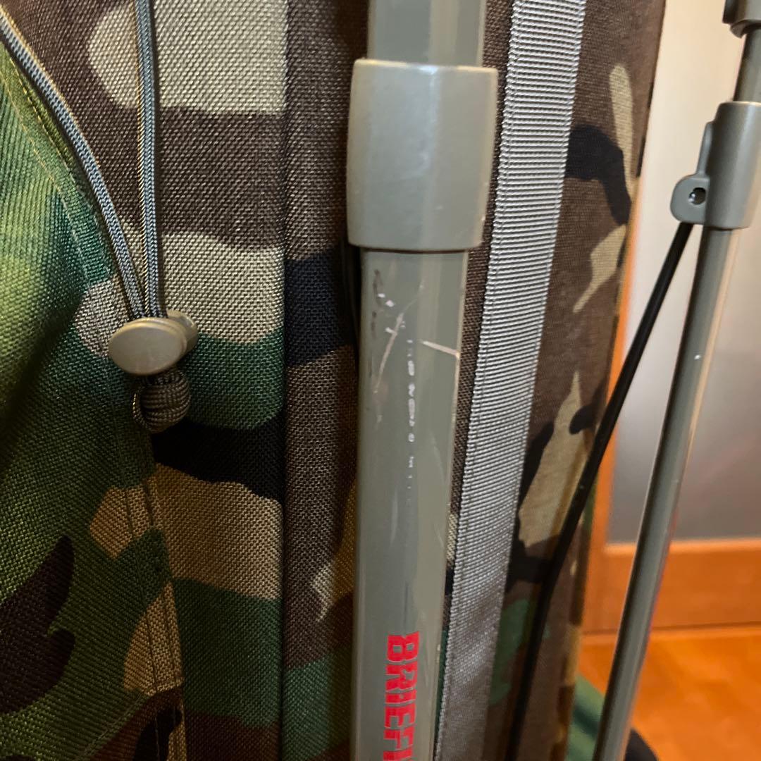 BRIEFING 迷彩キャディバッグCR-4 9.5型　ウッドランドカモ