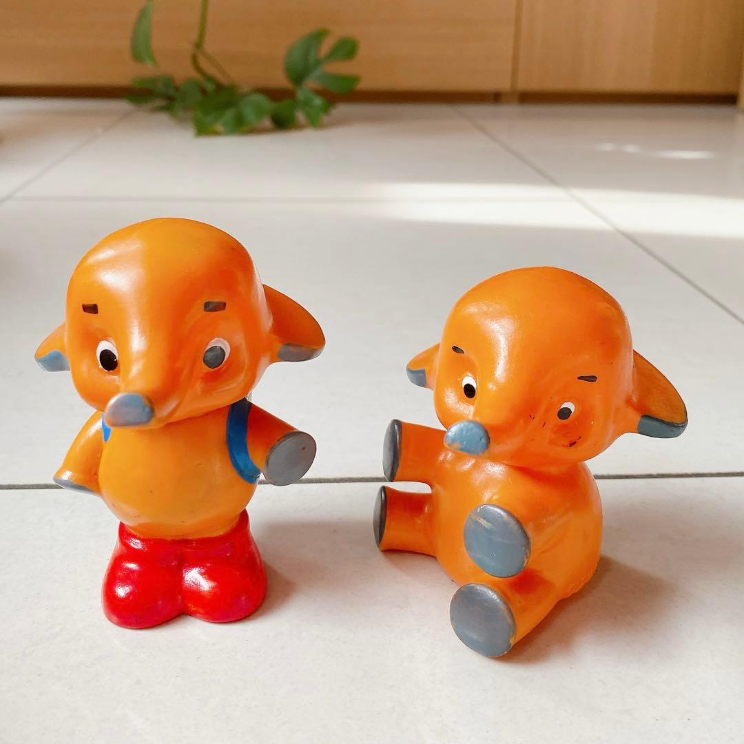 昭和レトロ　佐藤製薬　さとちゃん　ソフビ　さとちゃんランドセル