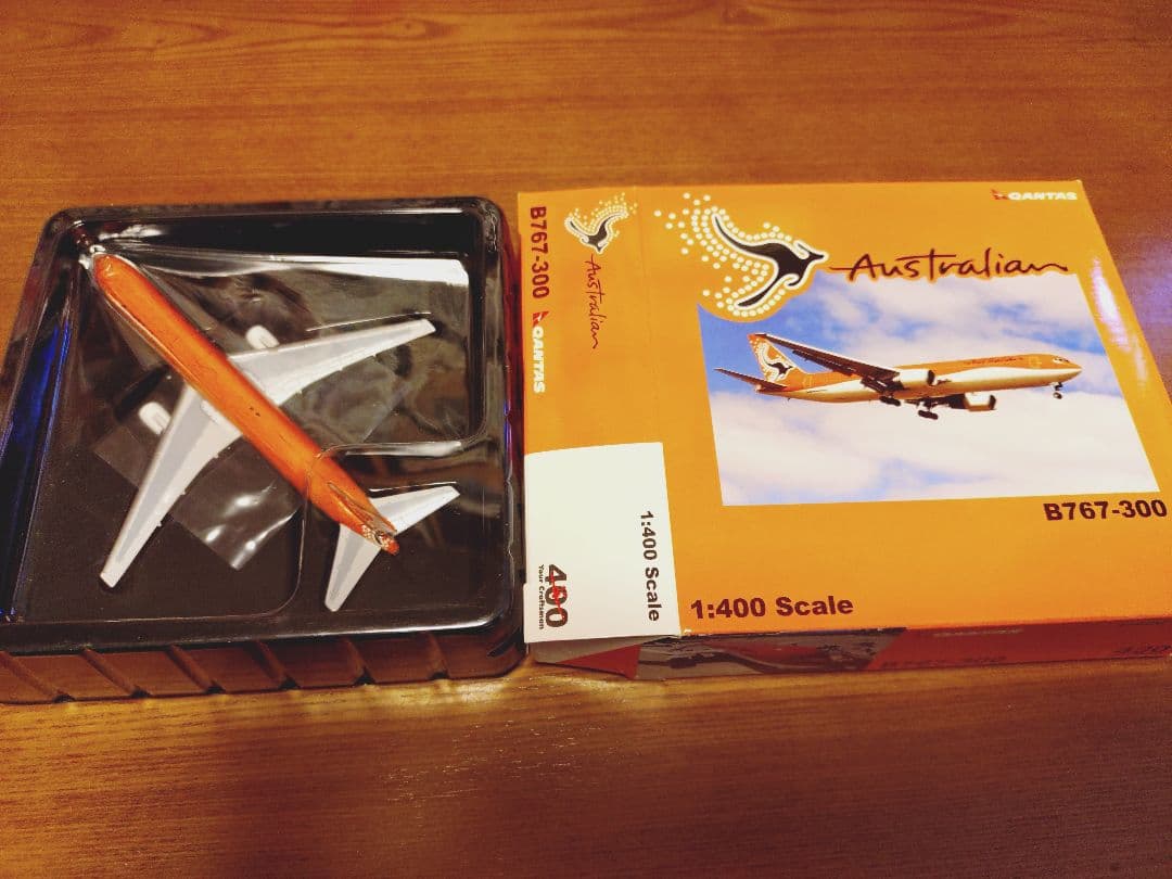 美品　Qantas B767-300 1/400スケールモデル　他4個セット