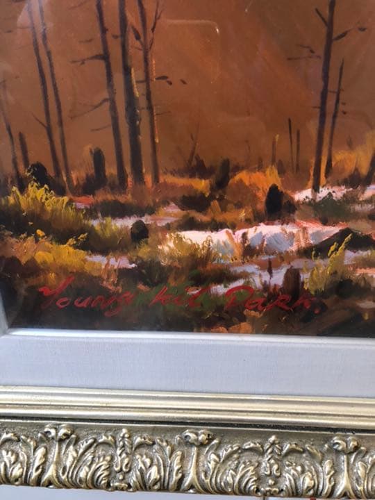 朴永吉　パクヨンギル　油絵