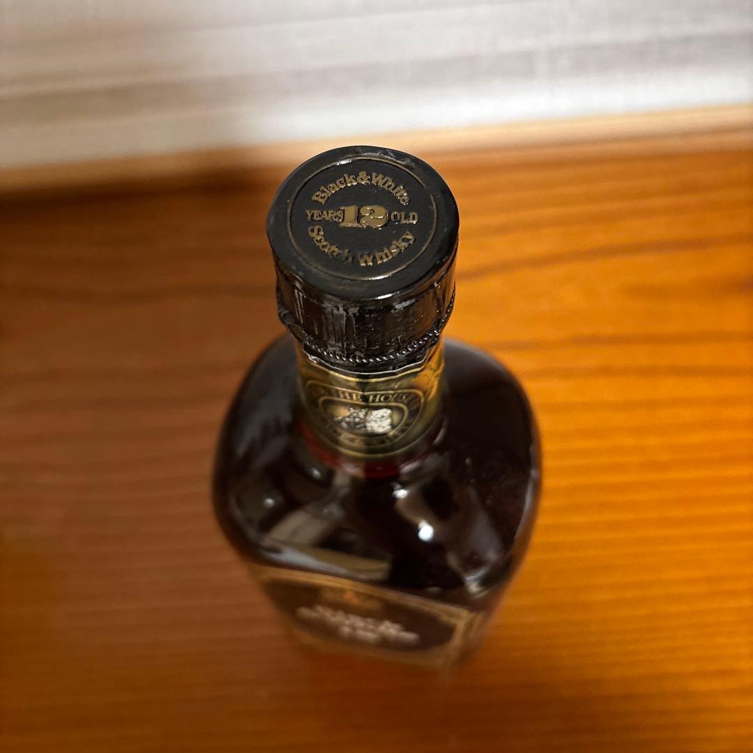 Black & White 12年 スコッチウイスキー 木箱入り