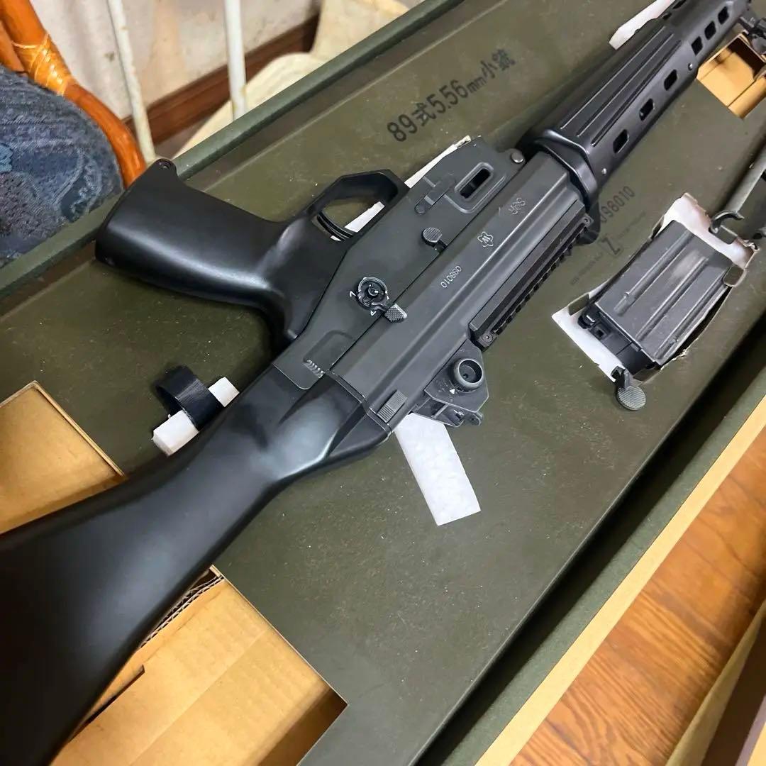 東京マルイ89式小銃ガスブロジャンクハードリコイルカスタム➕レール付き