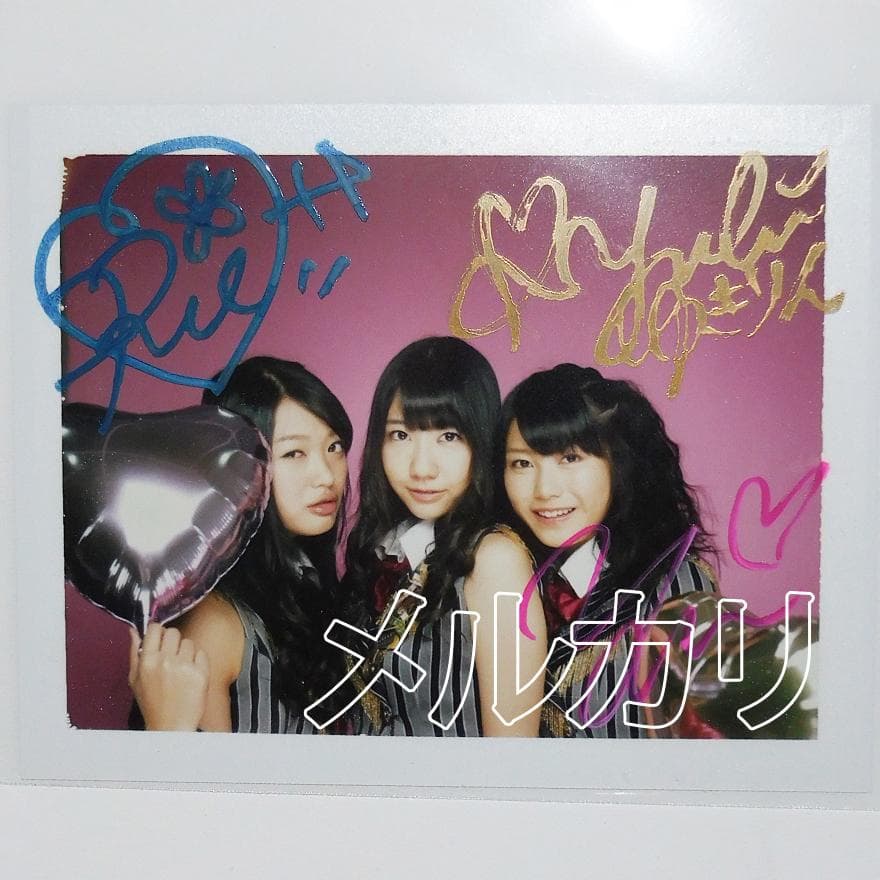 超希少AKB48 柏木由紀 北原里英 横山由依 直筆サイン入りポラ チェキ