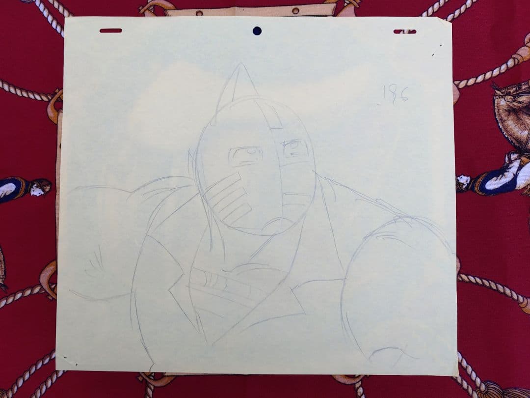 キン肉マン セル画 手描き 原画 ソルジャー 当時物