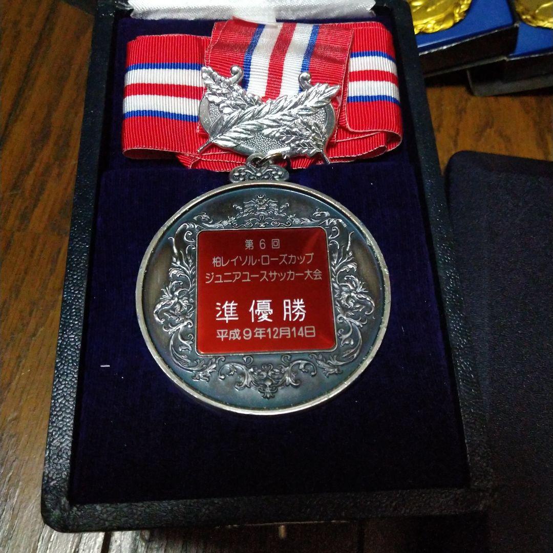 飾って自慢！メダルセット！サッカー大会　金メダル