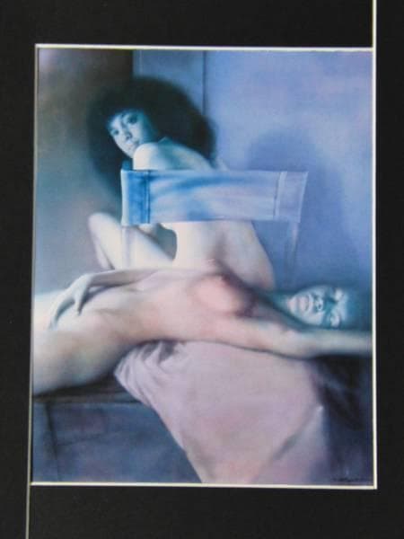 池内 登、憩う、希少画集の一部、 新品高級額装付