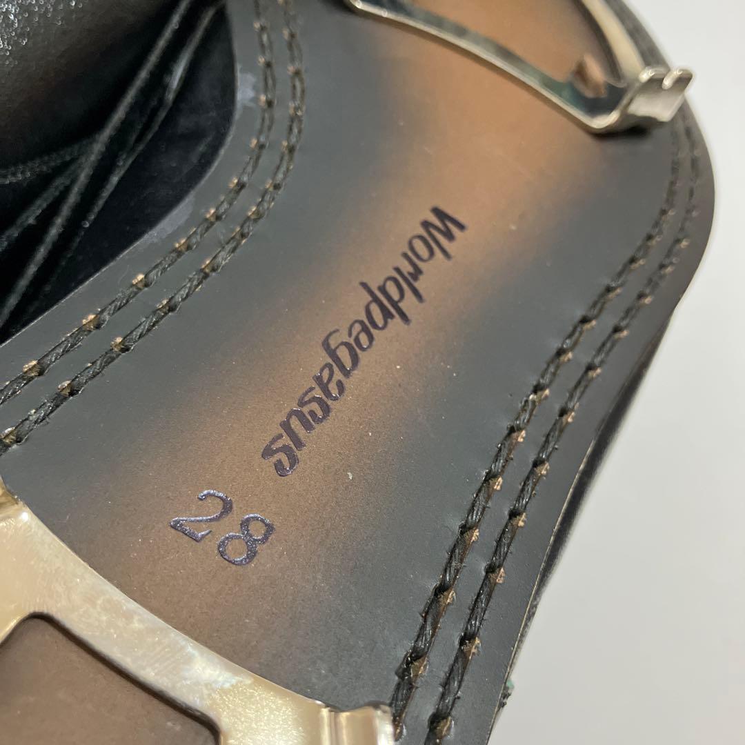 未使用 ワールドペガサス 本革 野球スパイク 28.0cm デッドストック品