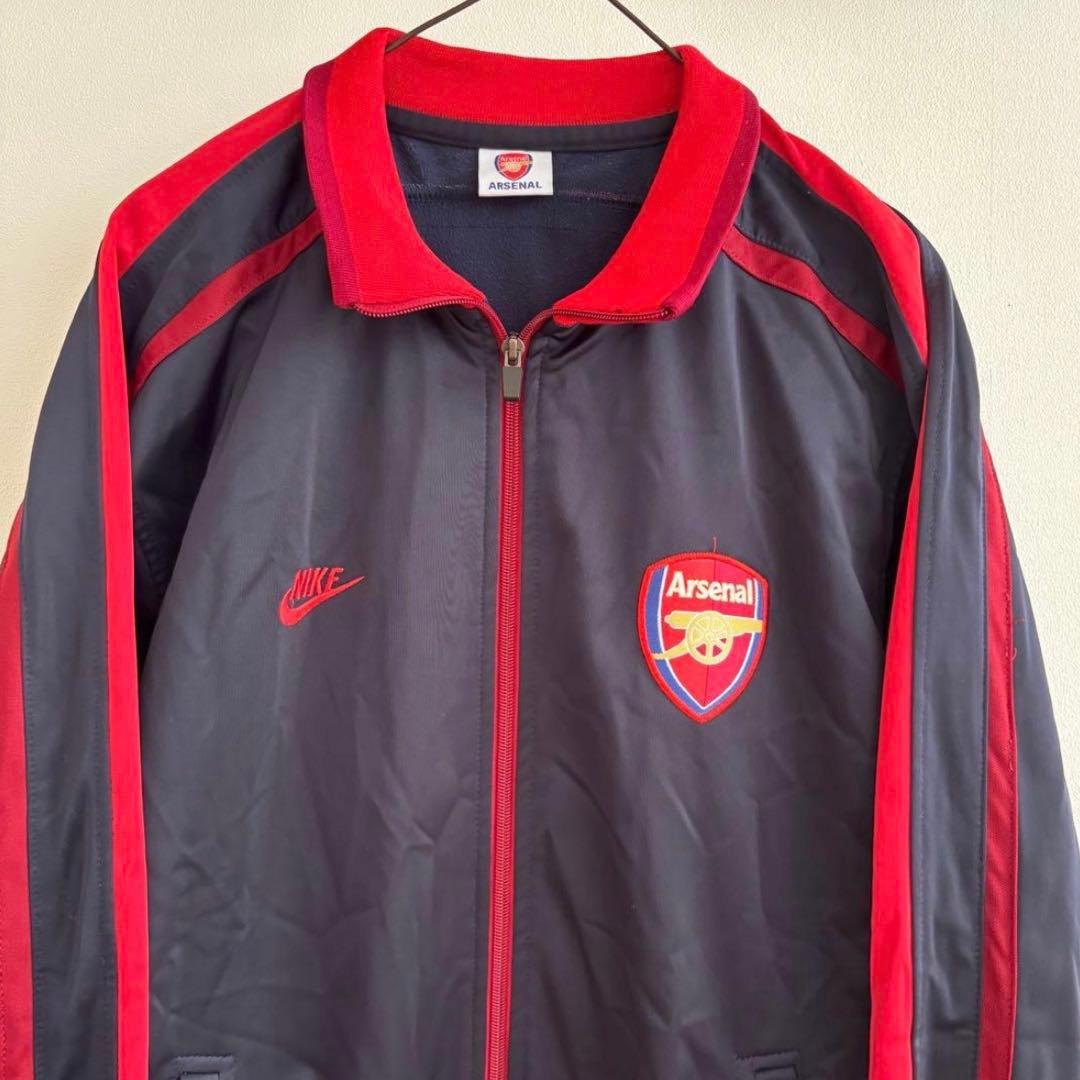 アーセナル　ジャージ　ジャケット　サッカー　ユニフォーム　シャツ　古着