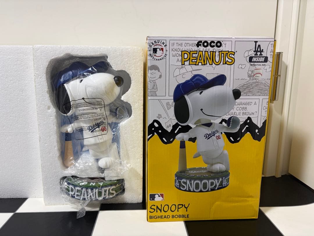 125個限定 ドジャース SNOOPY ボブルヘッド 9.5インチ スヌーピー