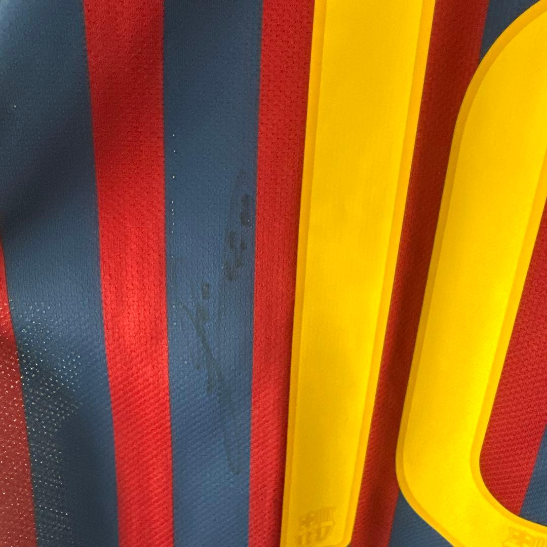 FCバルセロナ メッシ 直筆サイン入り ユニフォーム