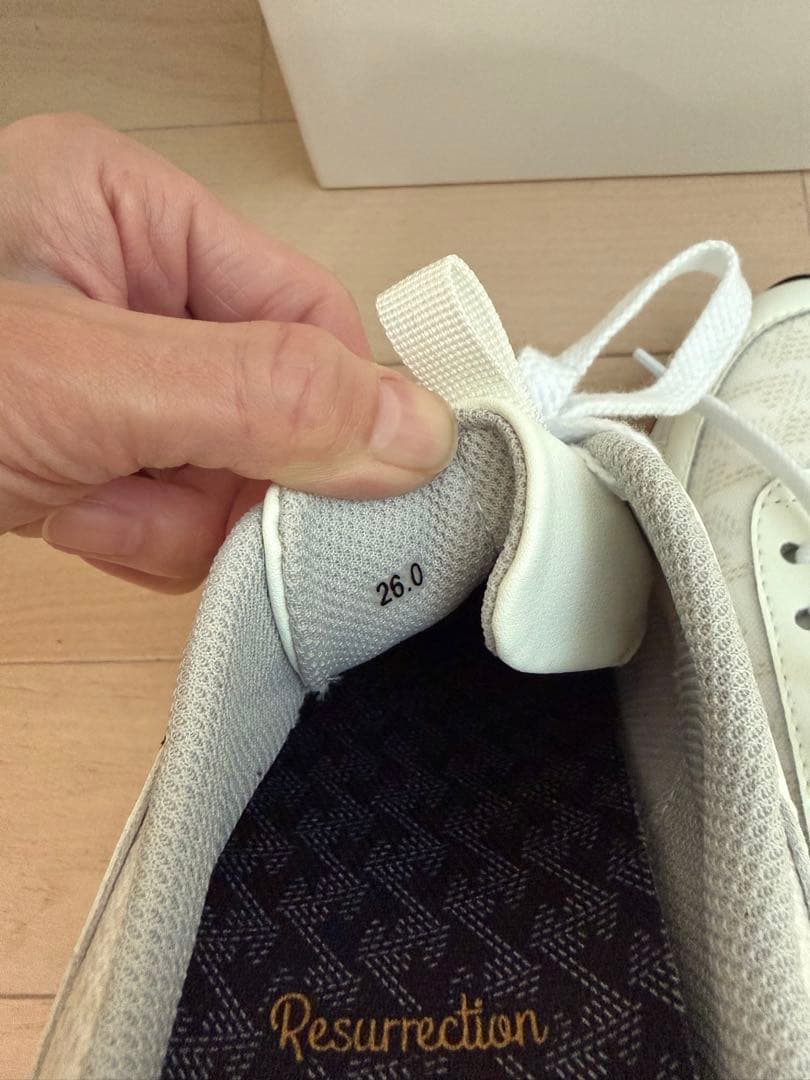 レザレクション シューズ スラッシュ モノホワイト 新作 26cm