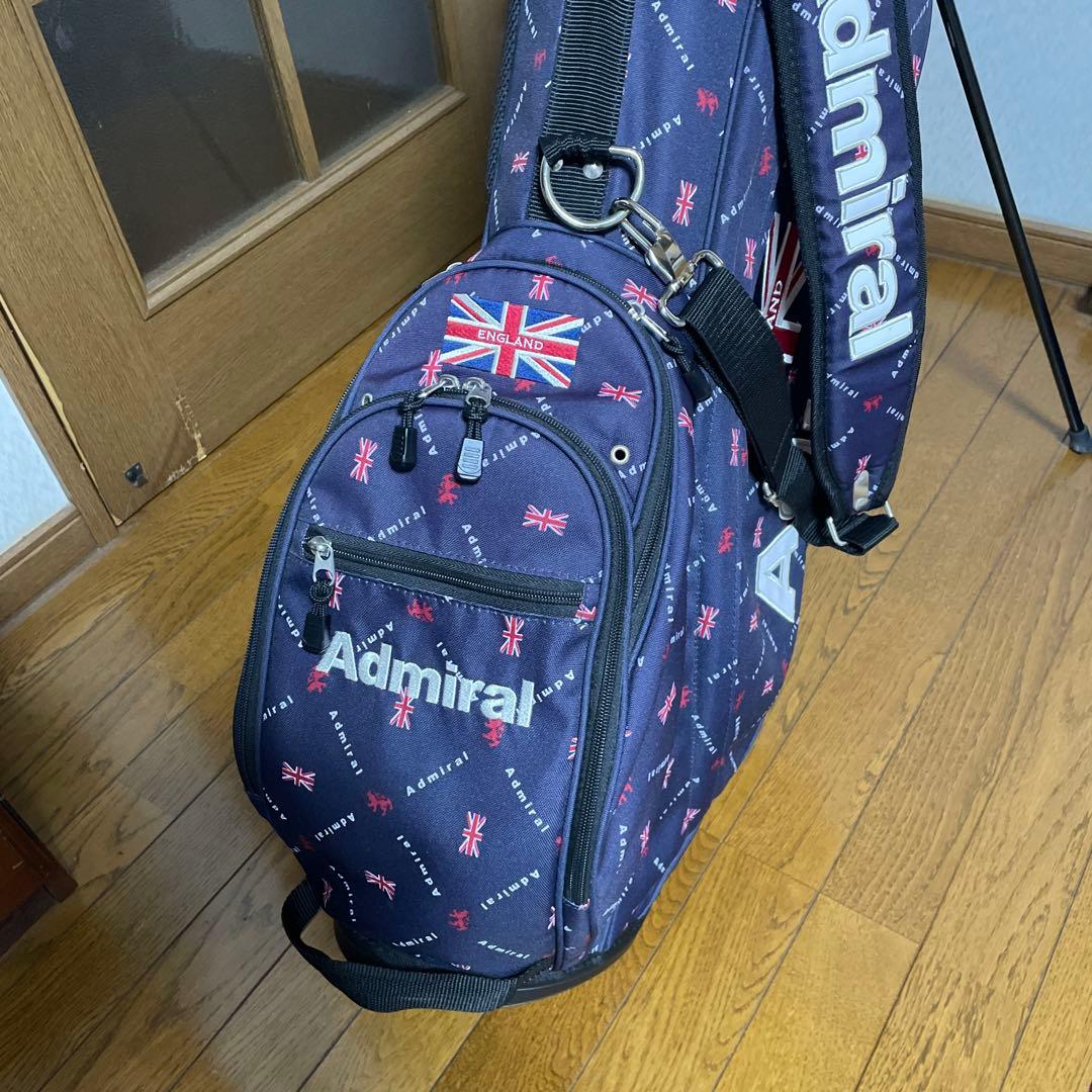 Admiral アドミラル ネイビー ゴルフバッグ・キャディバッグ