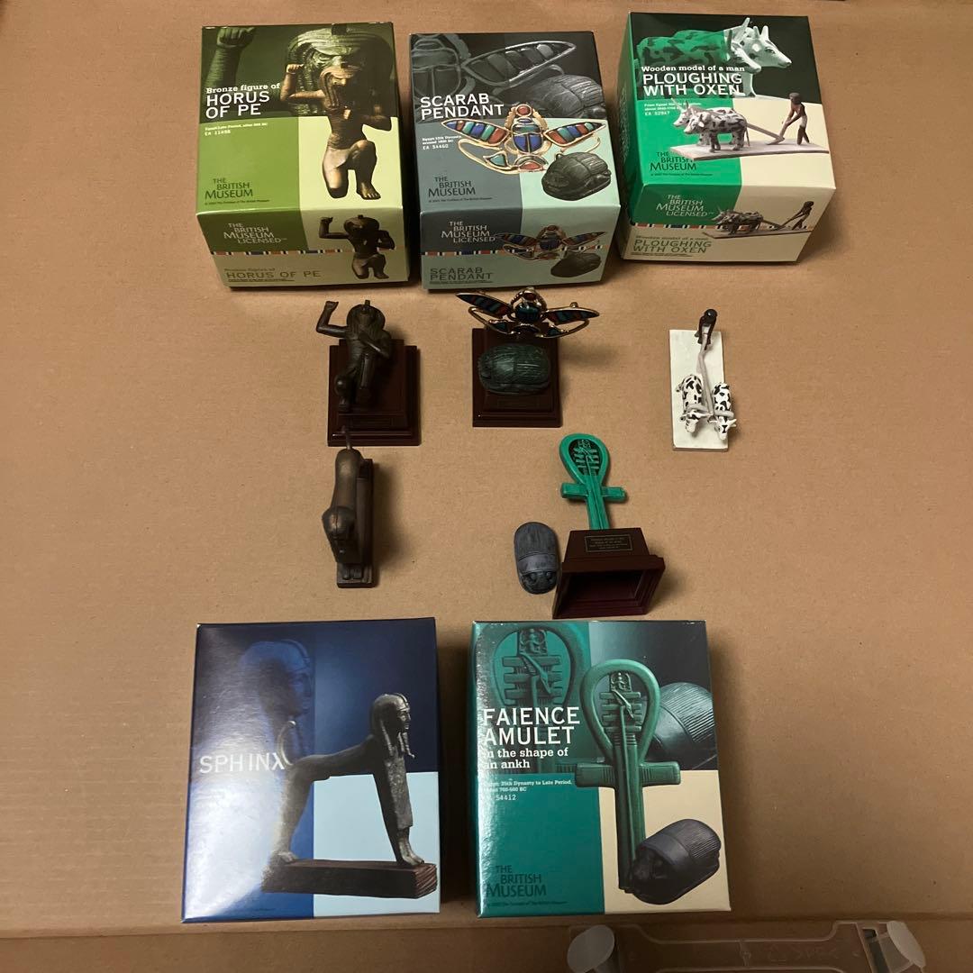 海洋堂　大英博物館　至宝展　古代エジプトの遺産　ミニチュア　全15種類