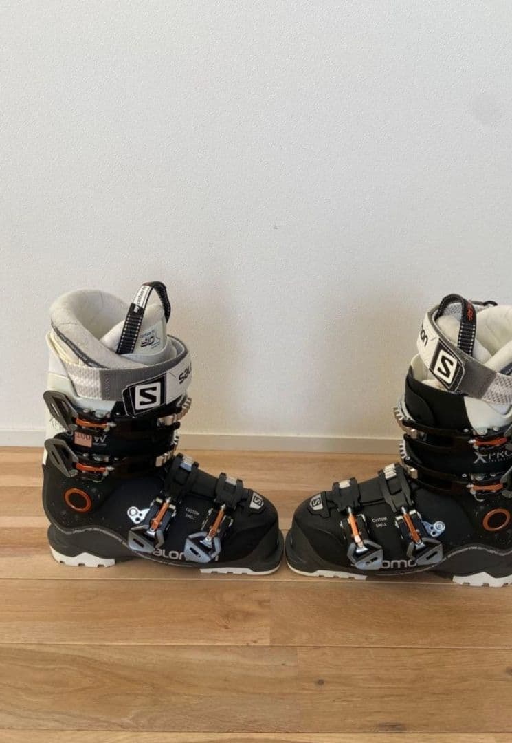 美品　サロモン　X PRO 100W 24.5cm 女性用モデル！