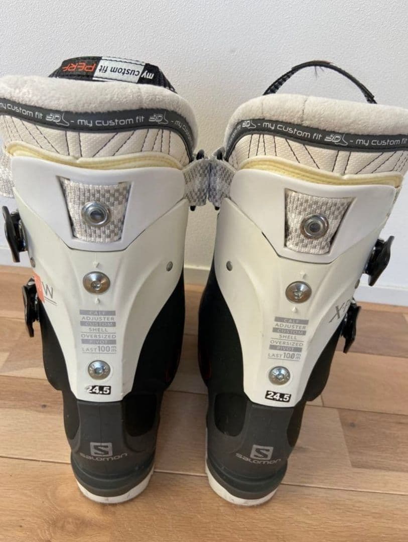 美品　サロモン　X PRO 100W 24.5cm 女性用モデル！