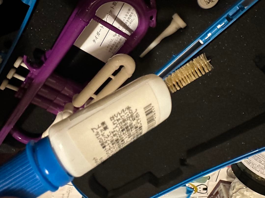 大人気 TIGER プラスチックトランペット タイガー パープル　洗浄済み