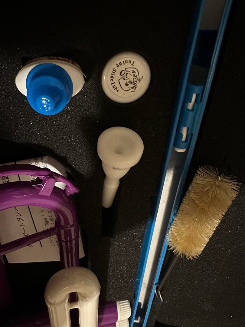 大人気 TIGER プラスチックトランペット タイガー パープル　洗浄済み