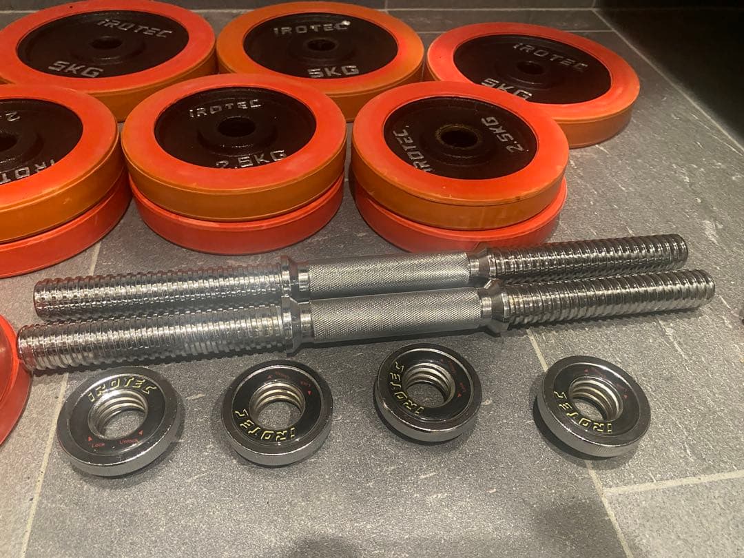 【引取限定】IROTEC ダンベルセット 50kg