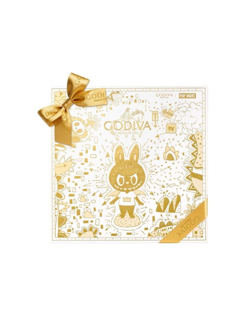 日本未入荷 Labubu × GODIVA コラボ缶 カップセット