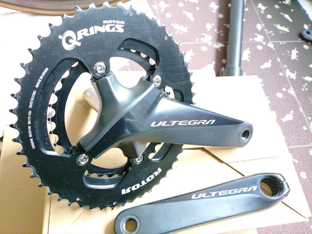 パーツ ULTEGRA FC-R8000 172.5+Q-RINGS 50-34T