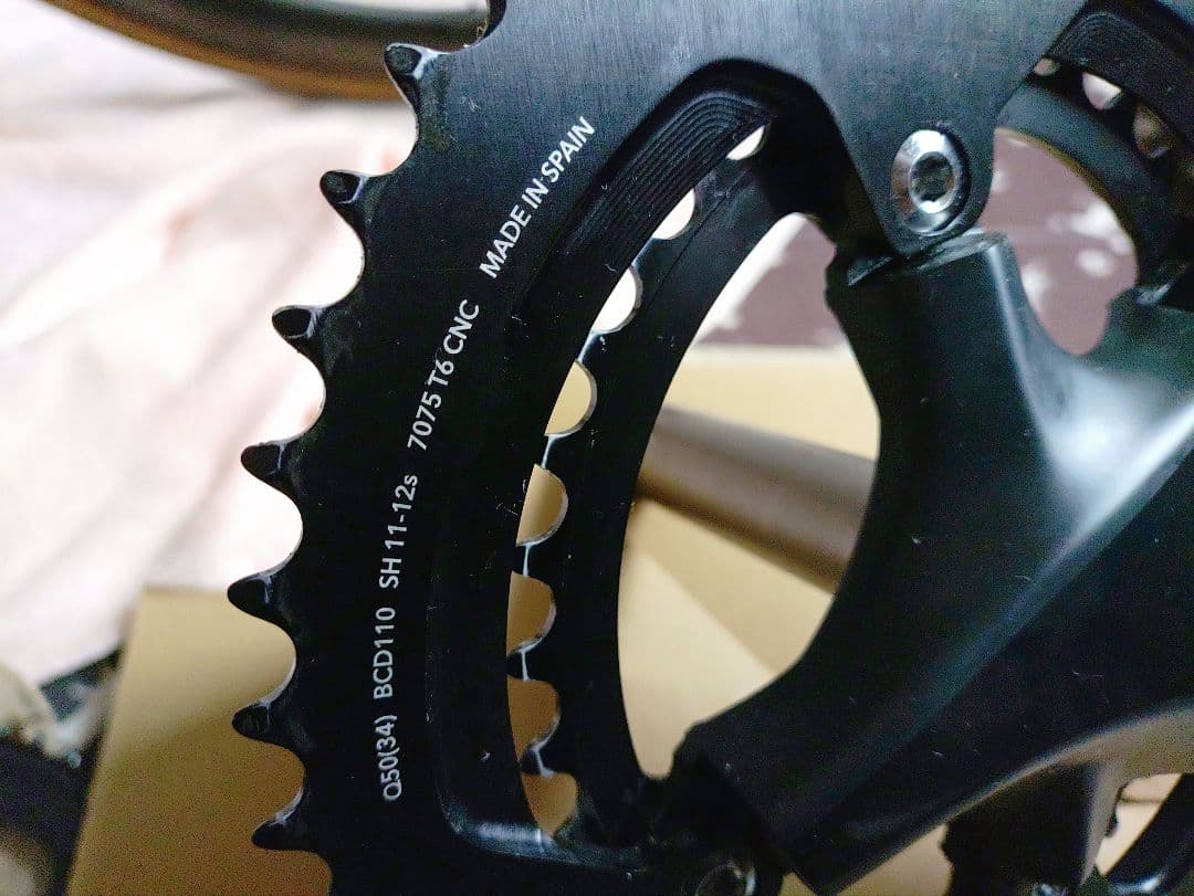 パーツ ULTEGRA FC-R8000 172.5+Q-RINGS 50-34T