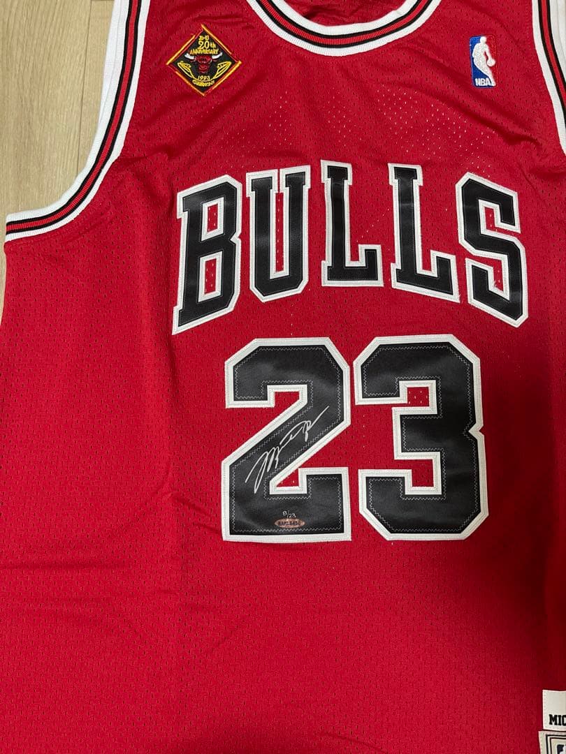 マイケル・ジョーダンのユニフォーム、ジョーダンのプリントサイン,bulls