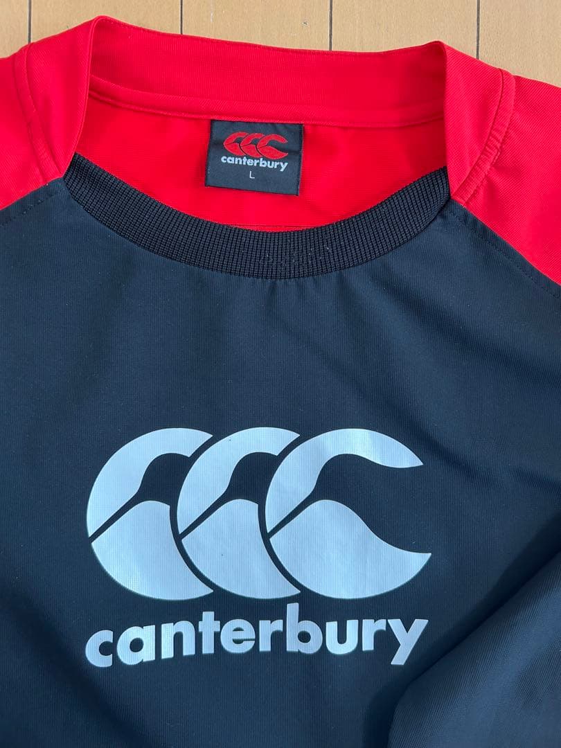 カンタベリー　ウォームアップウェア Lサイズ 黒/赤　上下