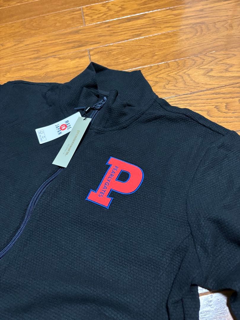 新品！PEARLY GATES パーリーゲイツ　ゴルフジャケット黒サイズ5 日本