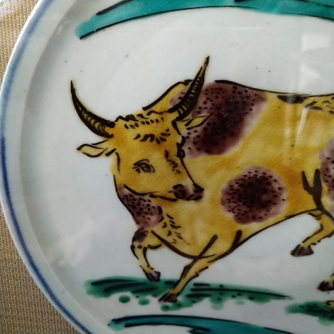 ✤人間国宝【藤本能道】✤『色絵牧童図陶板』✤