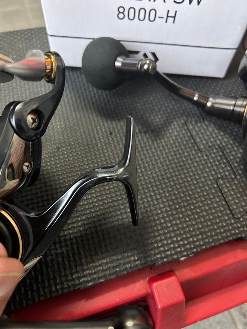 ダイワCALDIA SW 8000-H スピニングリール 部品取り1台セット