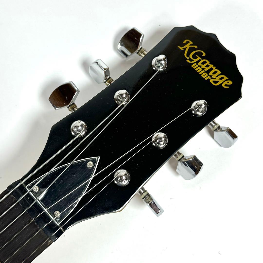 K-GARAGE スピーカー付ミニギター LPタイプ SLP-180 ブラック