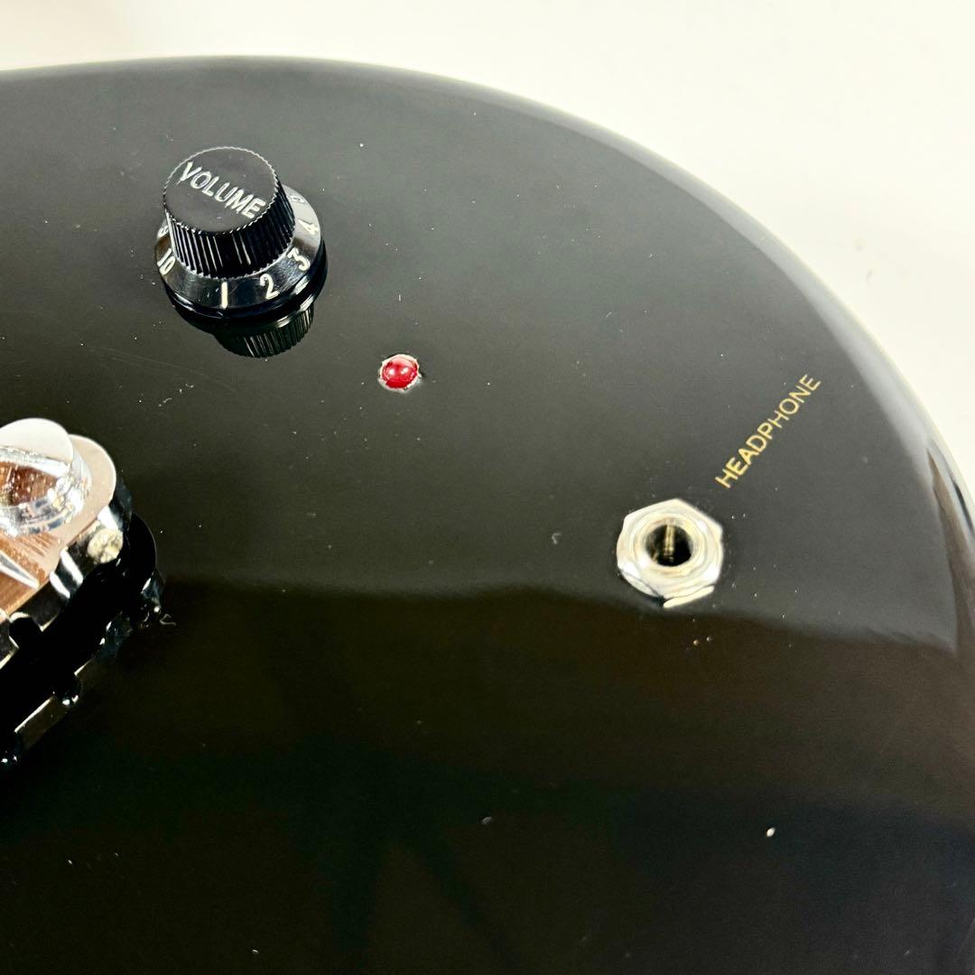 K-GARAGE スピーカー付ミニギター LPタイプ SLP-180 ブラック