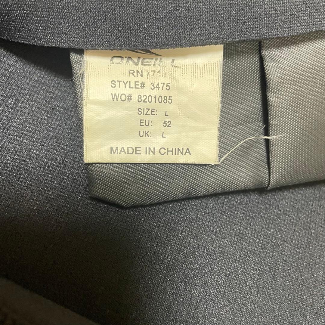 O'NEILL ロングスリーブスプリングウェットスーツ ブラック メンズL