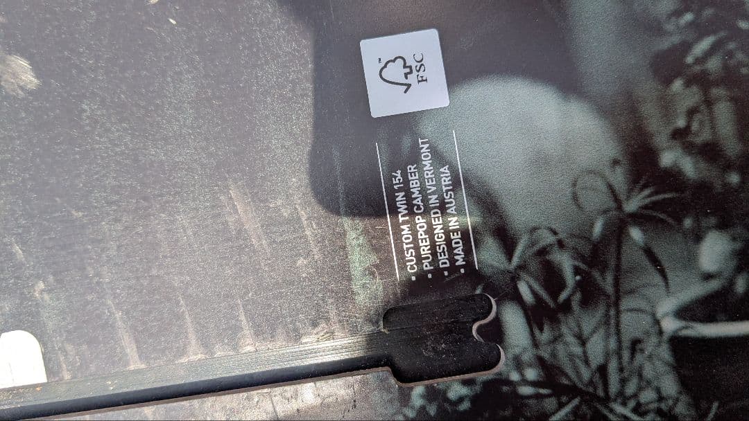 スノーボード BURTON CUSTOM TWIN 154 PUREPOP CAMBER