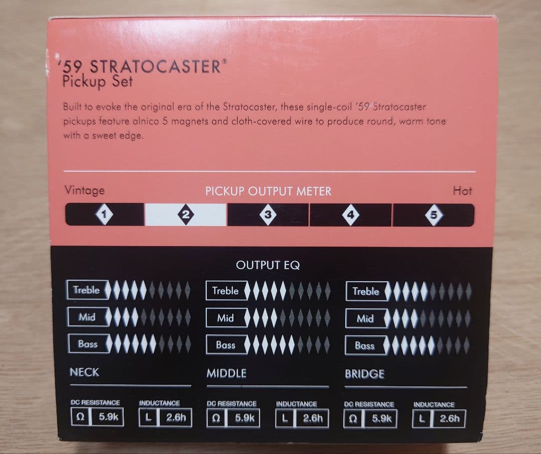 ギター Fender pure vintage 59 strat pickups