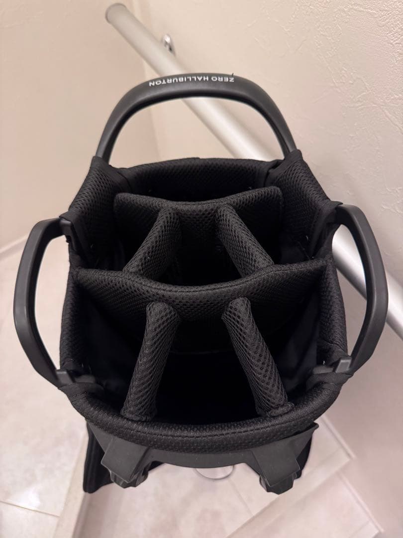 Zero Harriburton キャディバッグ スタンド型 ブラック