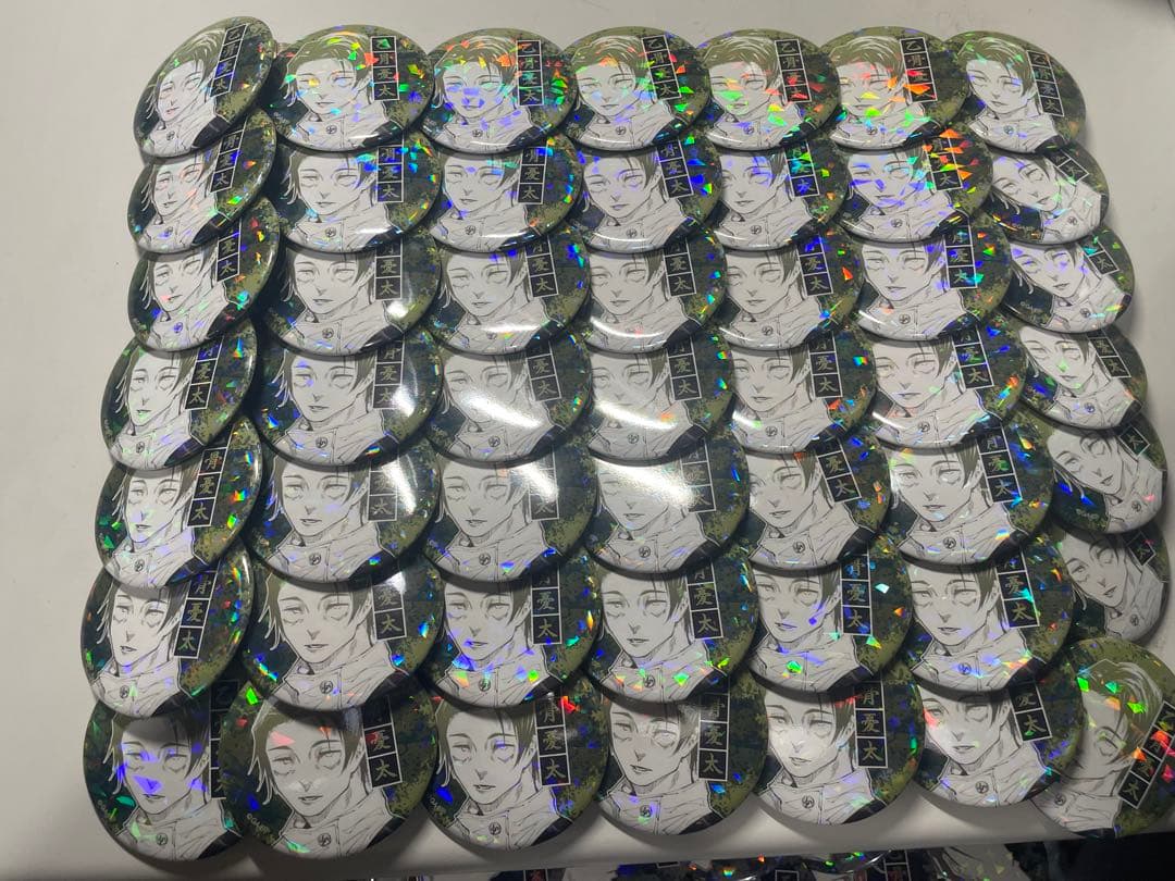 49個 乙骨憂太 オールスター 缶バッジ 呪術廻戦