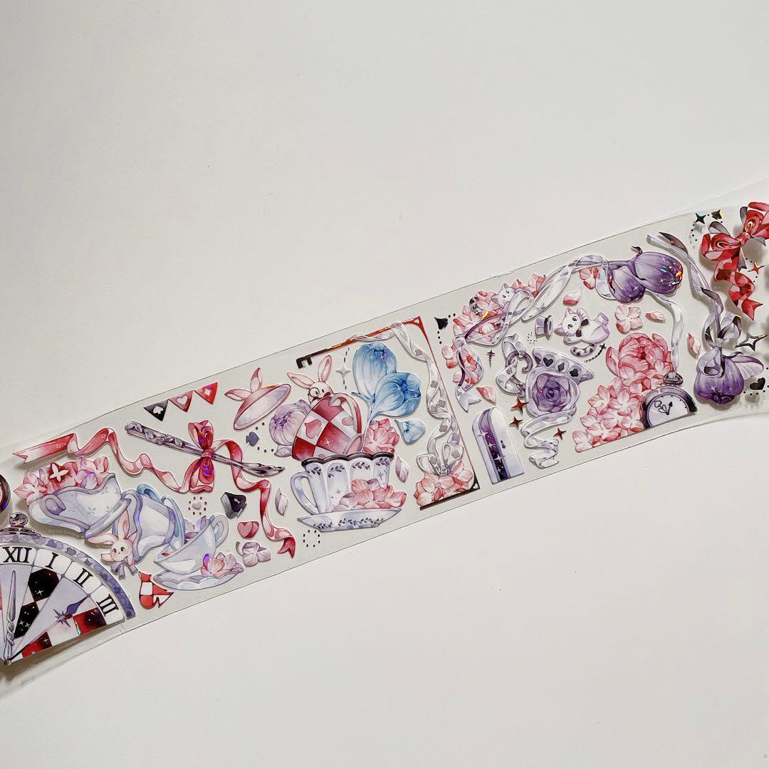 【M-33】冰川研究所　黑桃茶会　1ループ　マステ切り売り