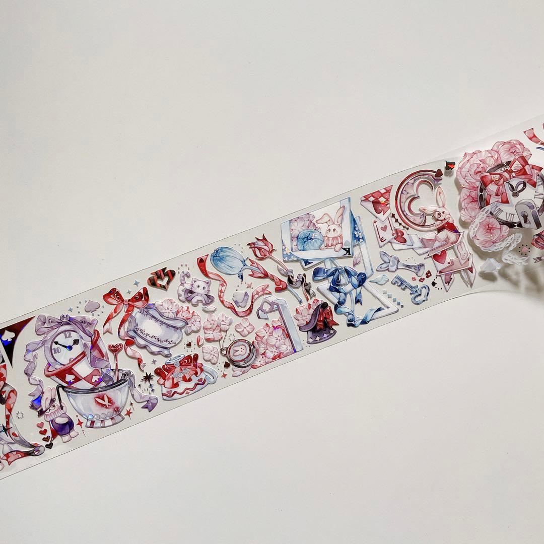 【M-33】冰川研究所　黑桃茶会　1ループ　マステ切り売り