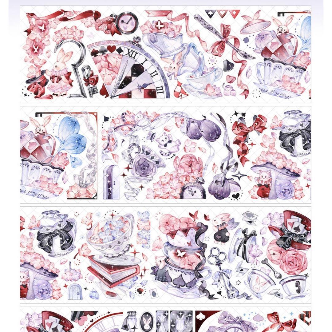 【M-33】冰川研究所　黑桃茶会　1ループ　マステ切り売り