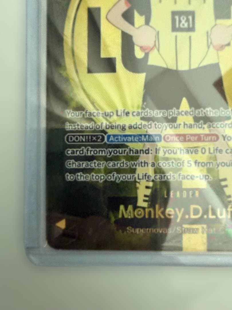 ドルトムント x ワンピース ルフィ限定コラボカード 英語版