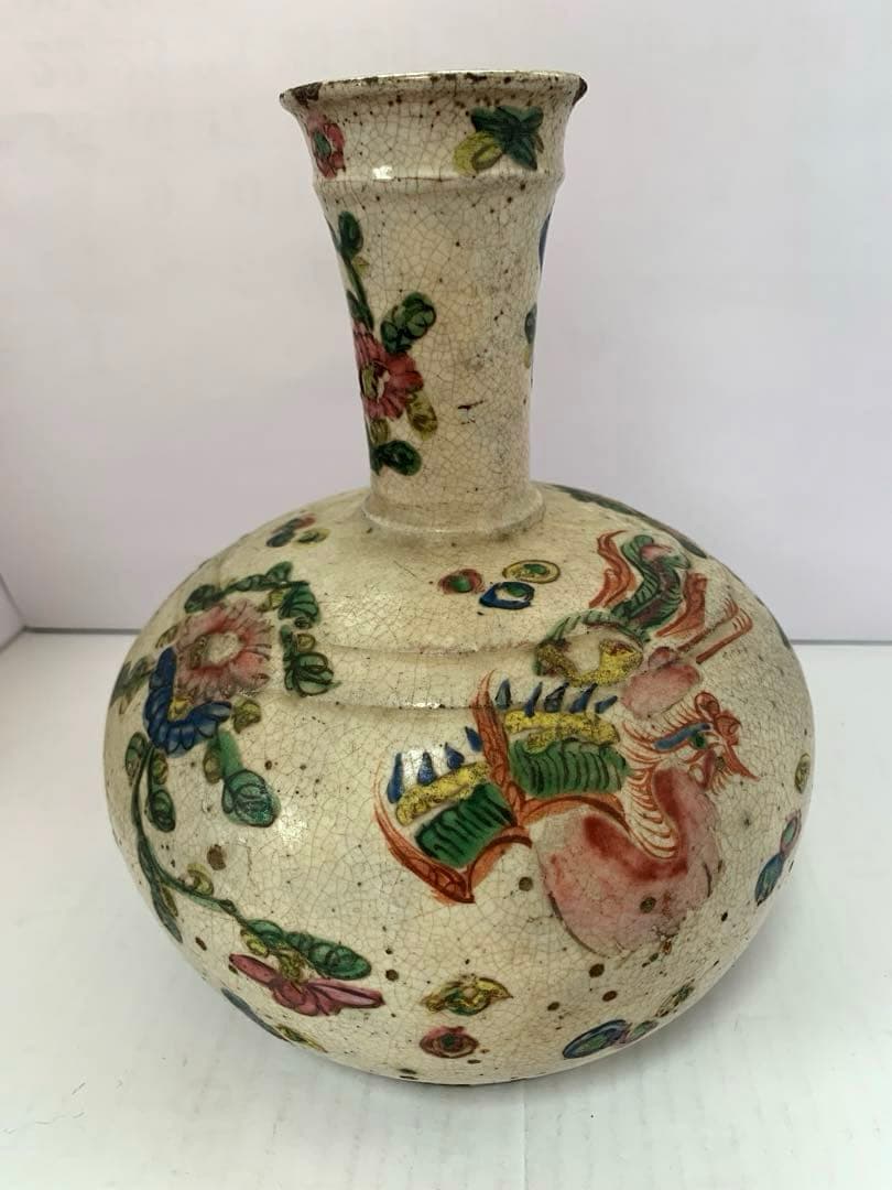 中国美術　明時代　花入　送料込み