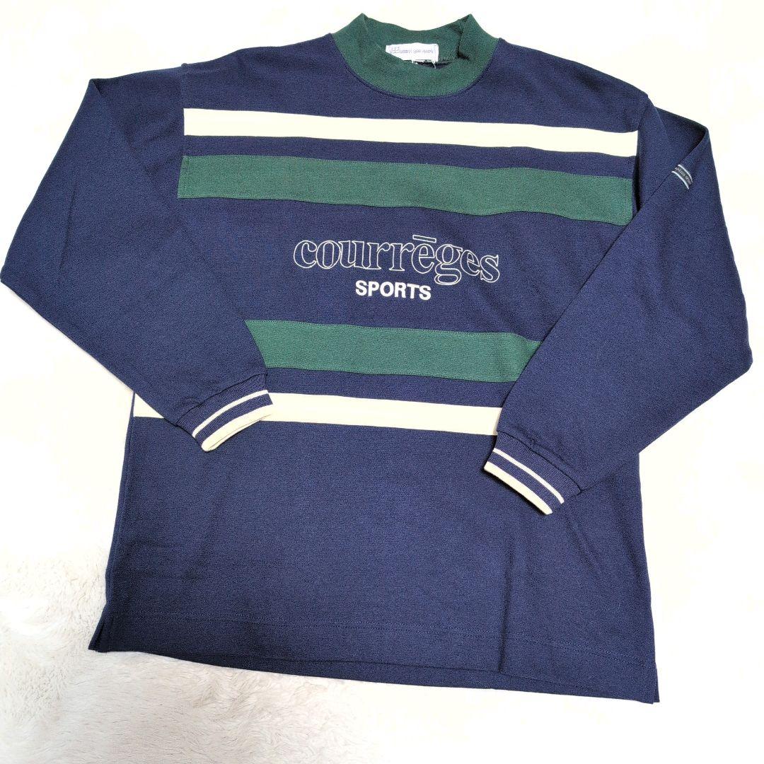 未使用 タグ付き courreges SPORTS Vintage トレーナー