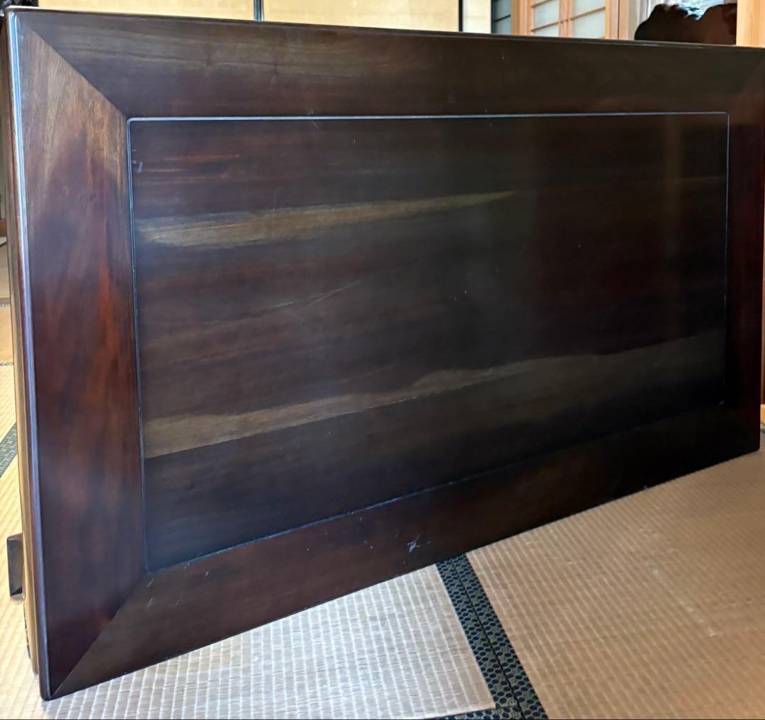 紫檀材？ケヤキ材？座卓